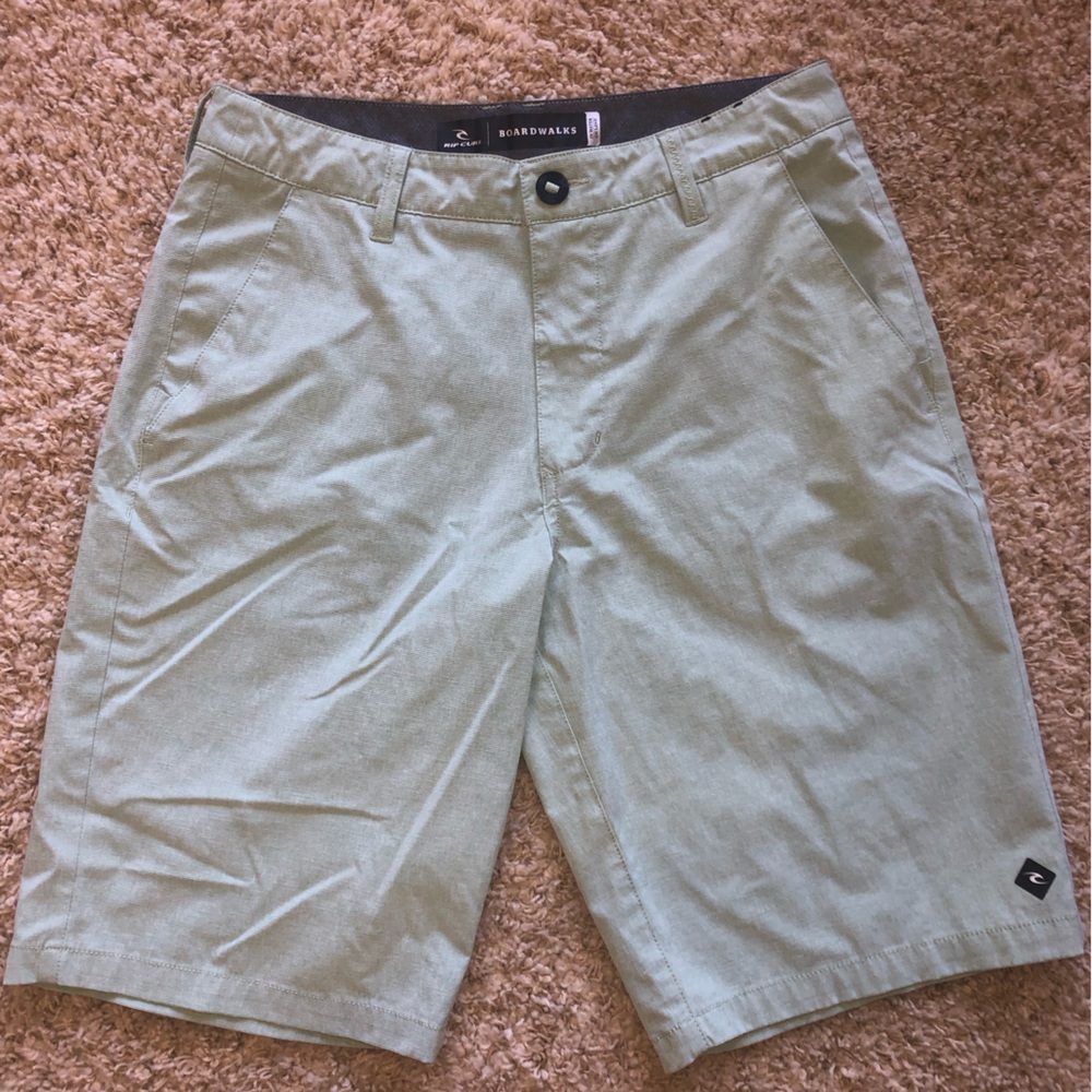 Men’s Light Green RipCurl Shorts